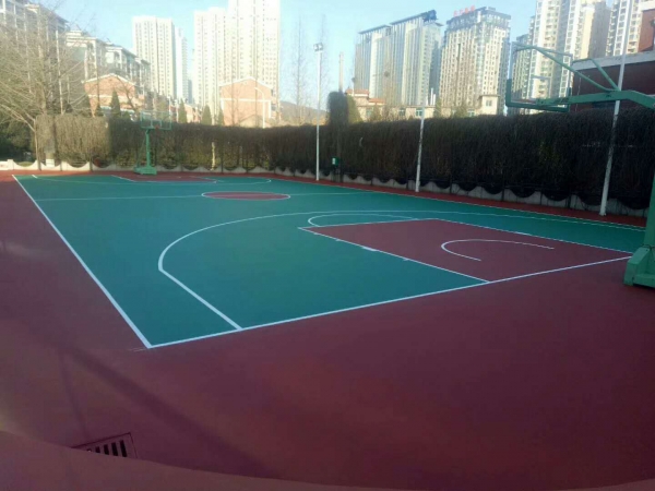 硅PU篮球场